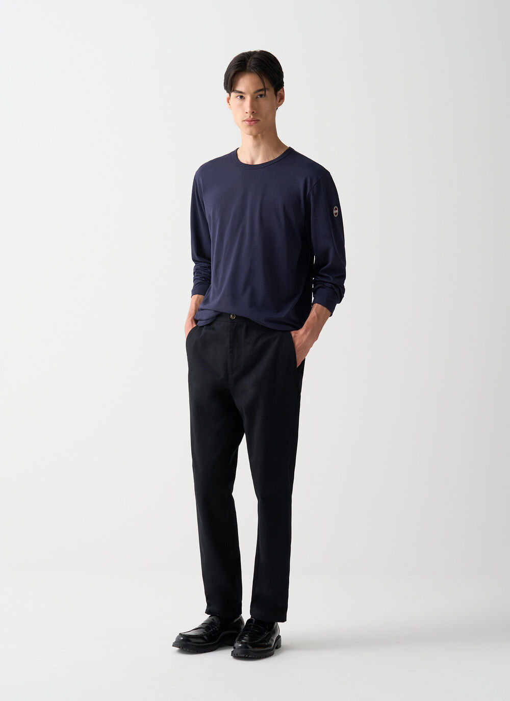 T-shirt manches longues en coton image number 2