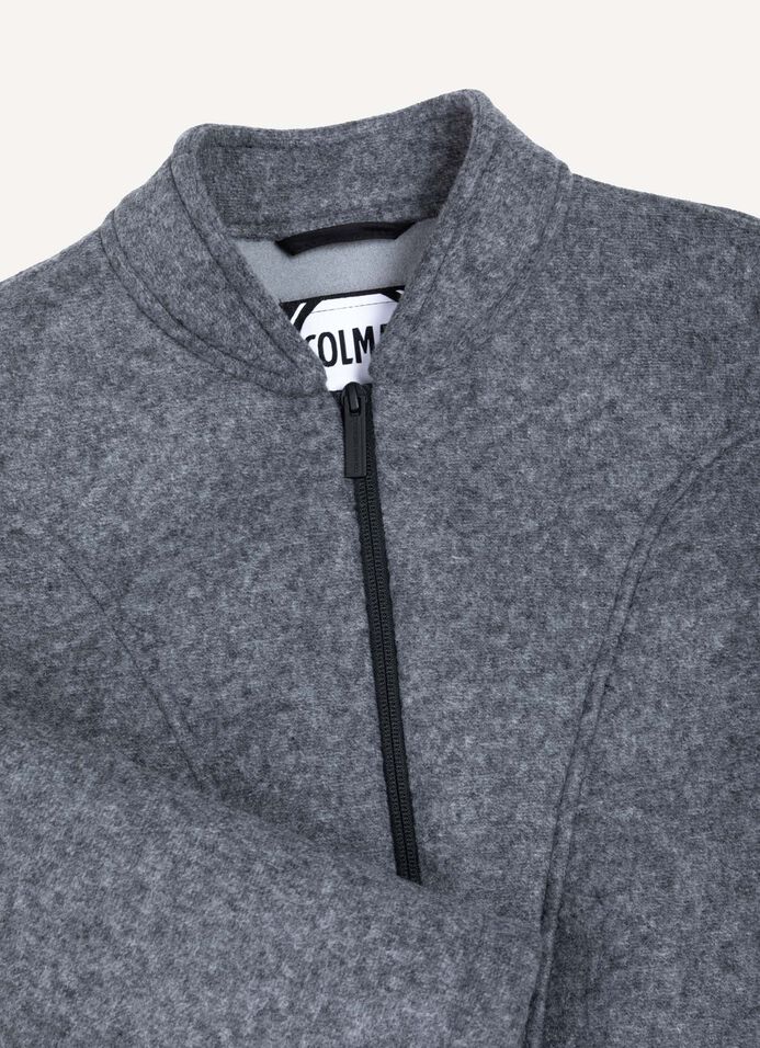 Cropped scuba bomber jacket image number 6