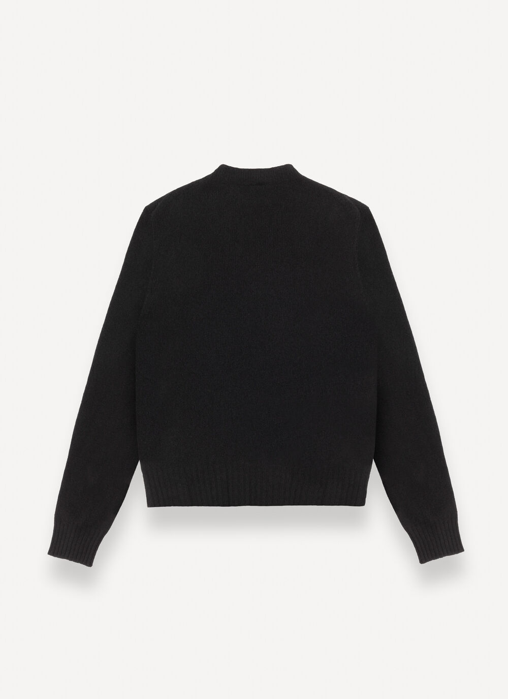 100% wool crew-neck pullover image number 4