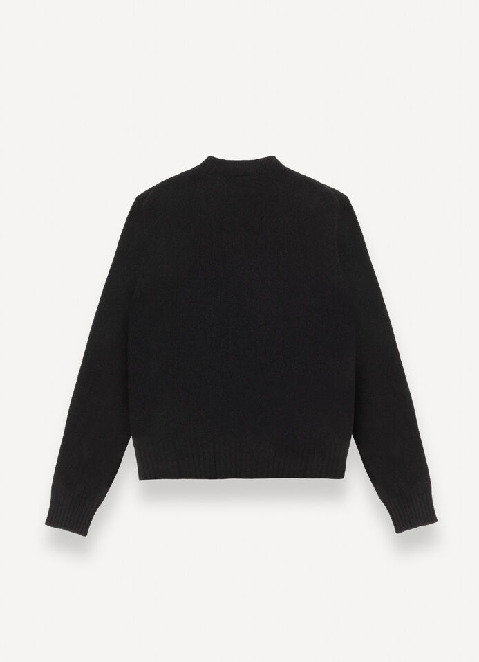 100% wool crew-neck pullover image number 4