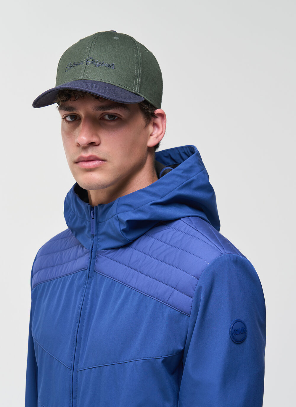 Bi-material wad-padded jacket image number 2