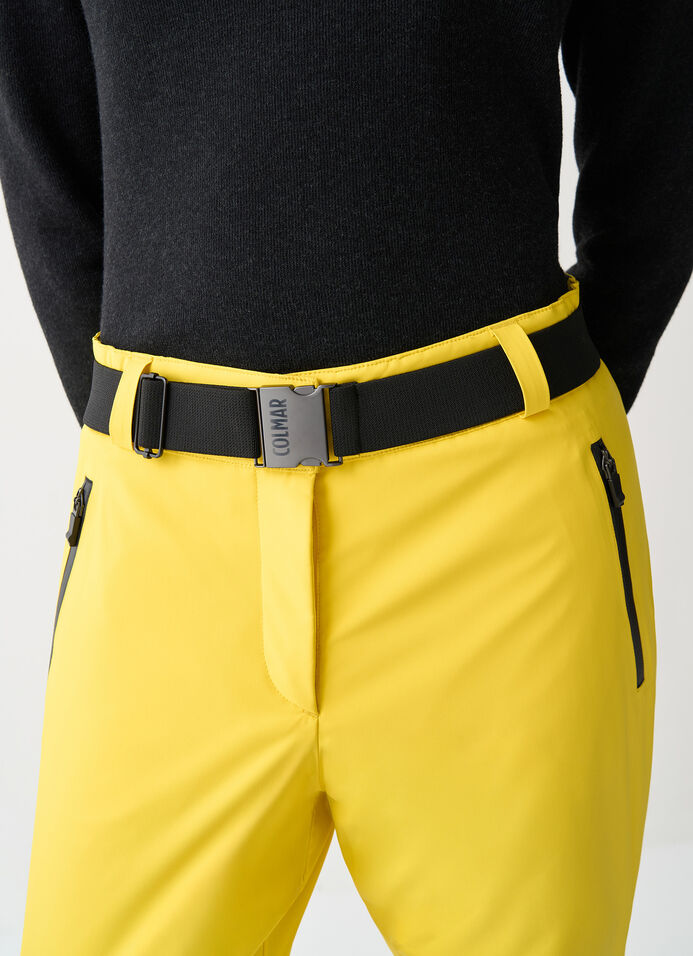 Padded ski pants with belt image number 2