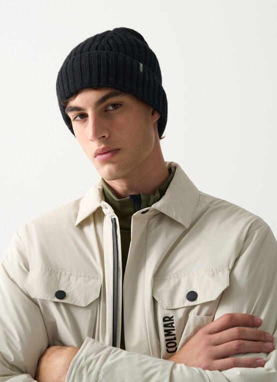 Gerippte Unisex-Mütze