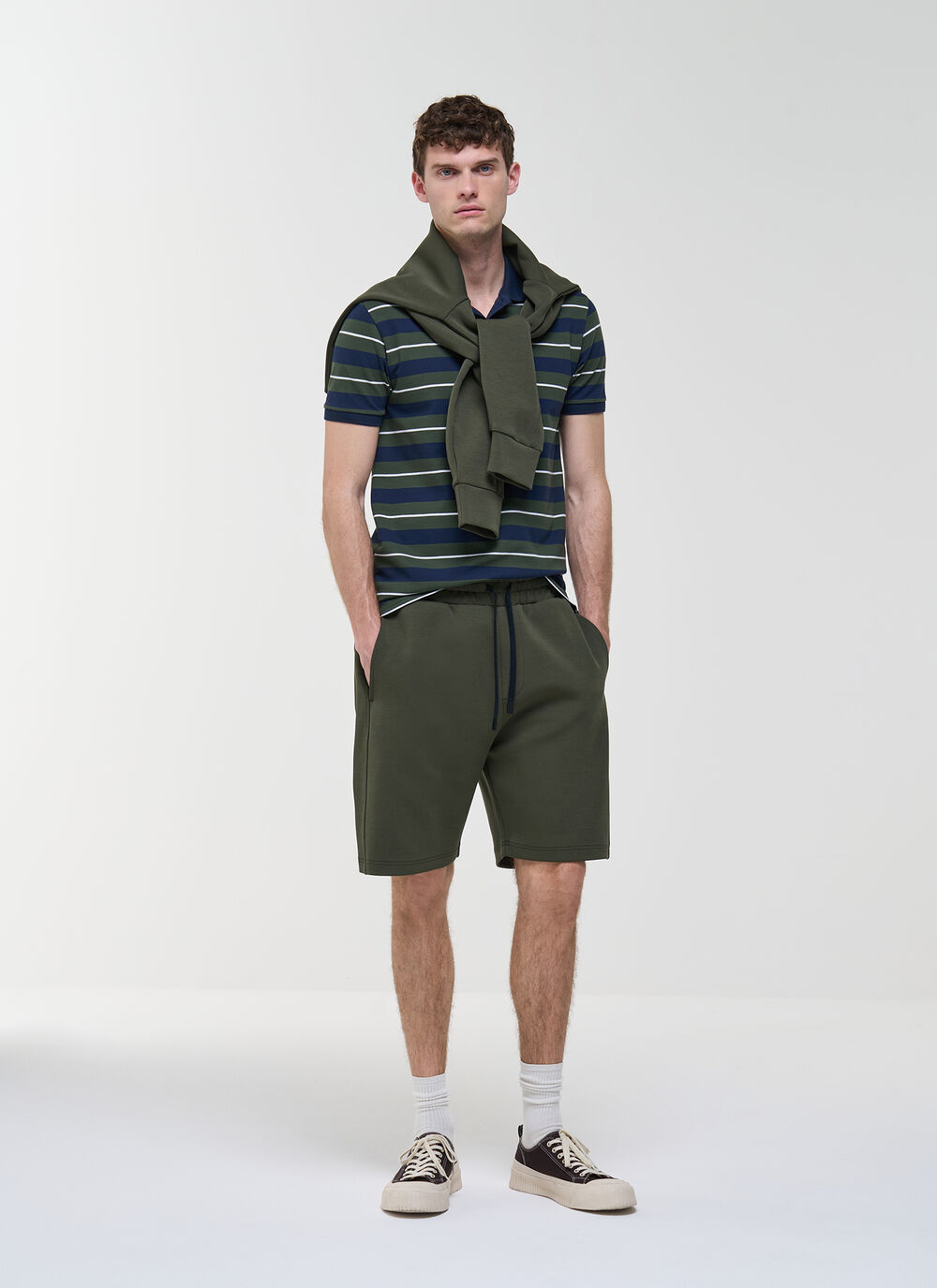 Cotton interlock shorts image number 0