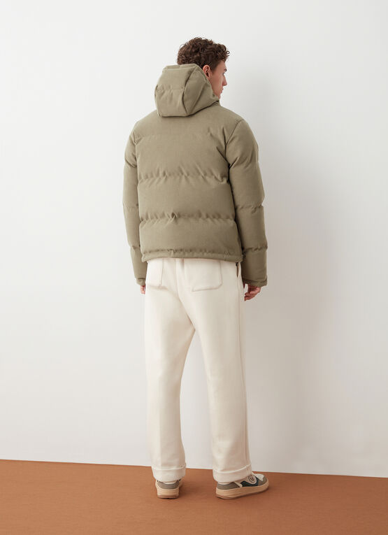 Wasserdichte Daunenjacke aus Cord