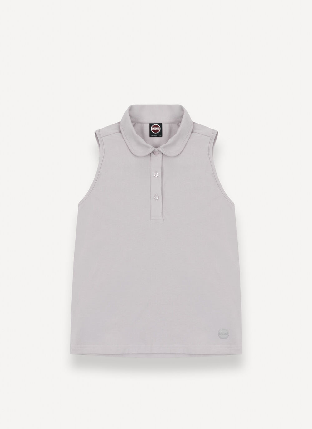 Sleeveless cotton piqu&eacute; polo shirt image number 4