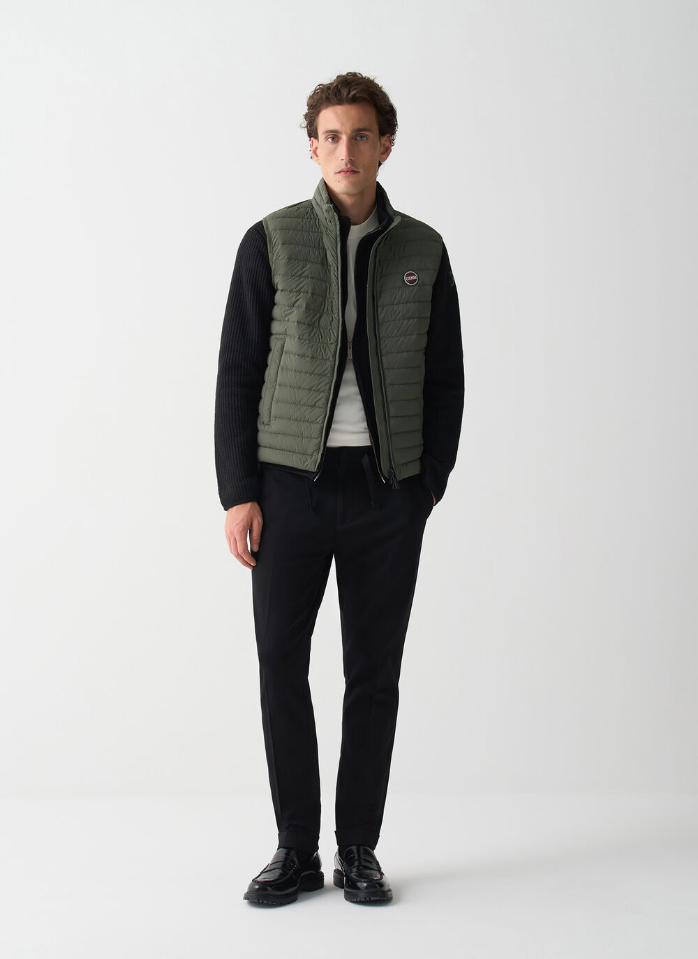 Light down vest with drawstring  image number 0