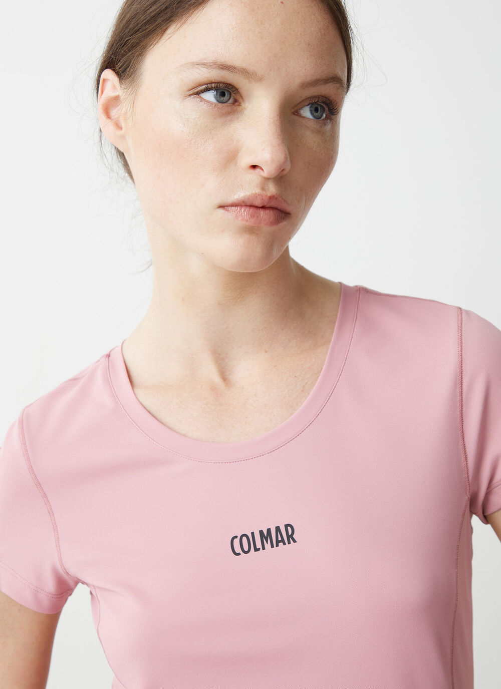 Short-sleeved T-shirt in stretch jersey image number 0