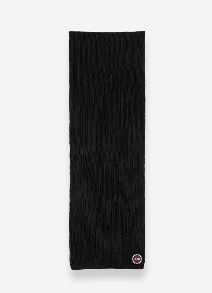 Unisex rib-knit scarf image number 2