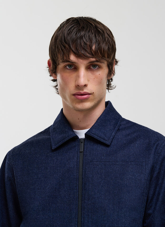 Lightweight wadded shirt jacket. image number 2