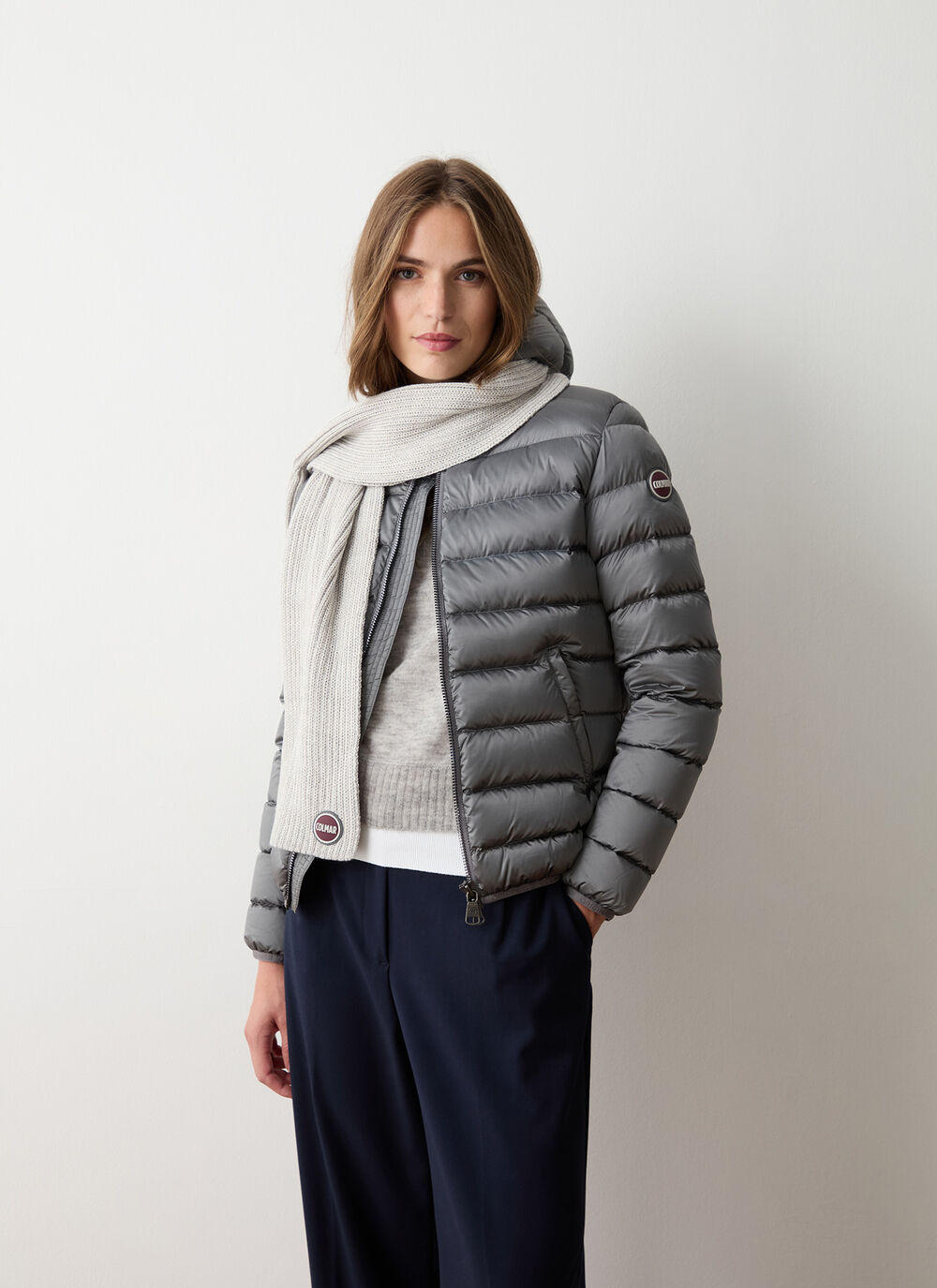 Unisex-Wollschal mit Logo image number 0