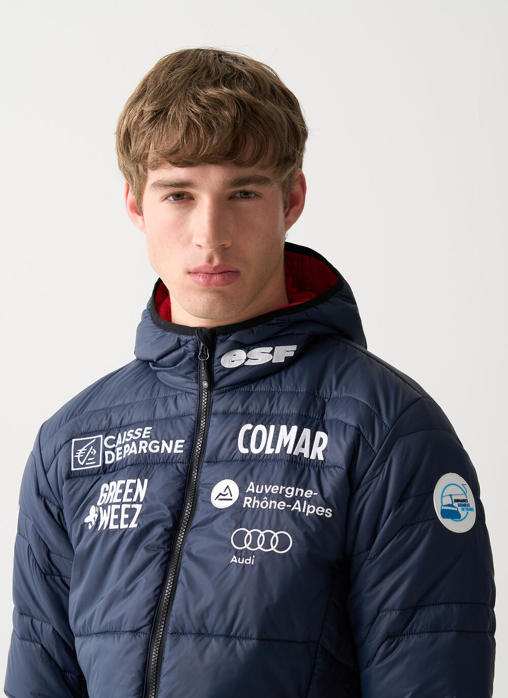 French national team quilted jacket image number 2