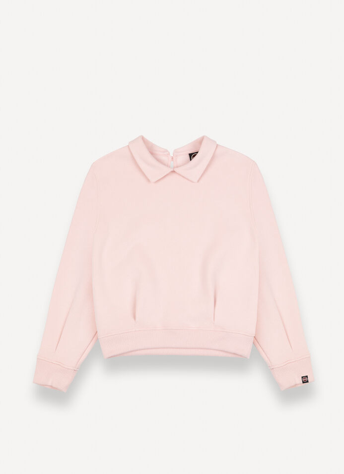 Sweatshirt with collar and darts image number 3