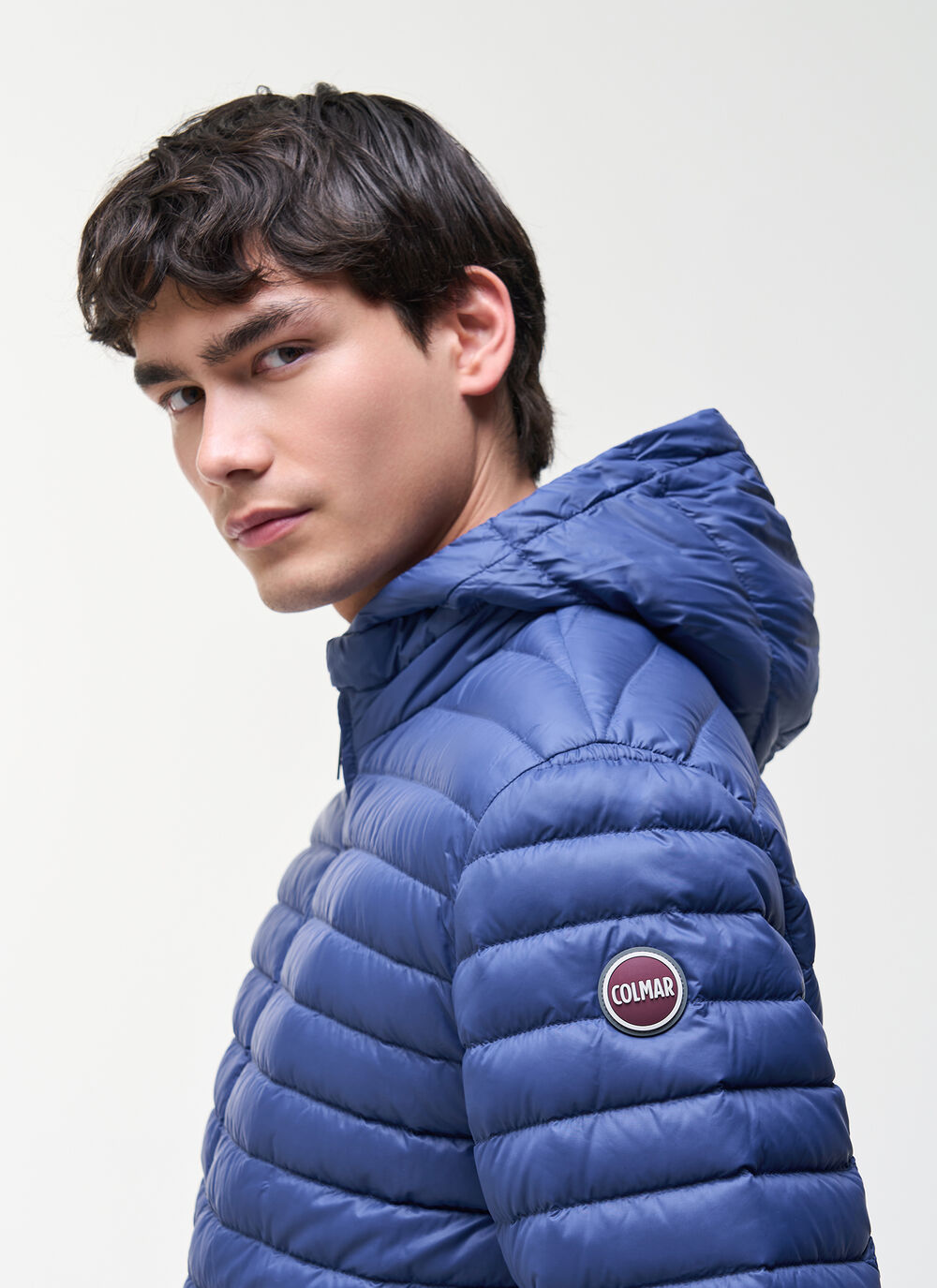 Light down jacket with hood image number 2