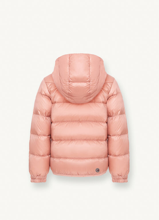 Winterliche Daunenjacke mit elastischen Bündchen