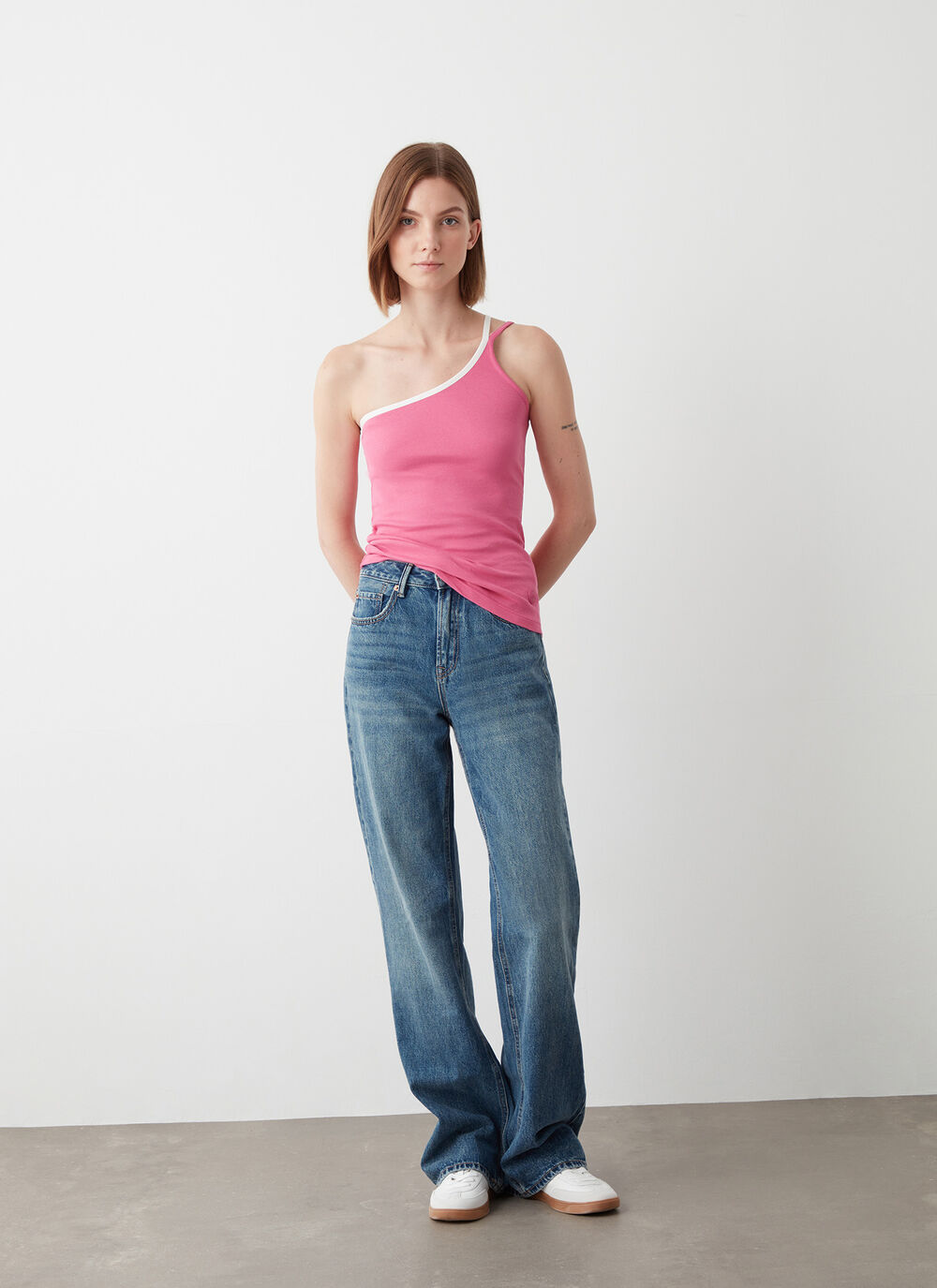 Asymmetrical vest top image number 0