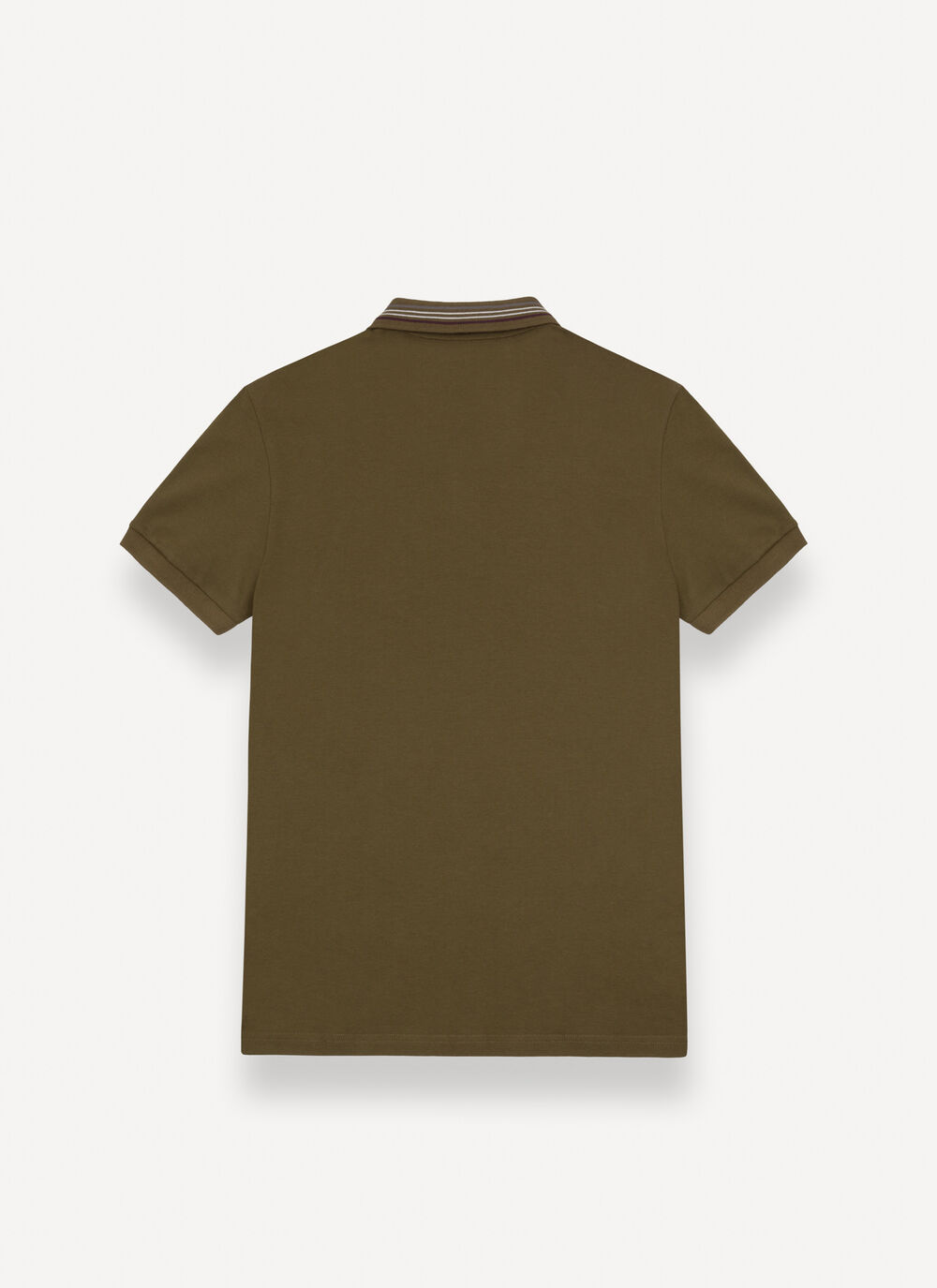 Piqu&eacute; polo-shirt with jacquard stripe image number 5