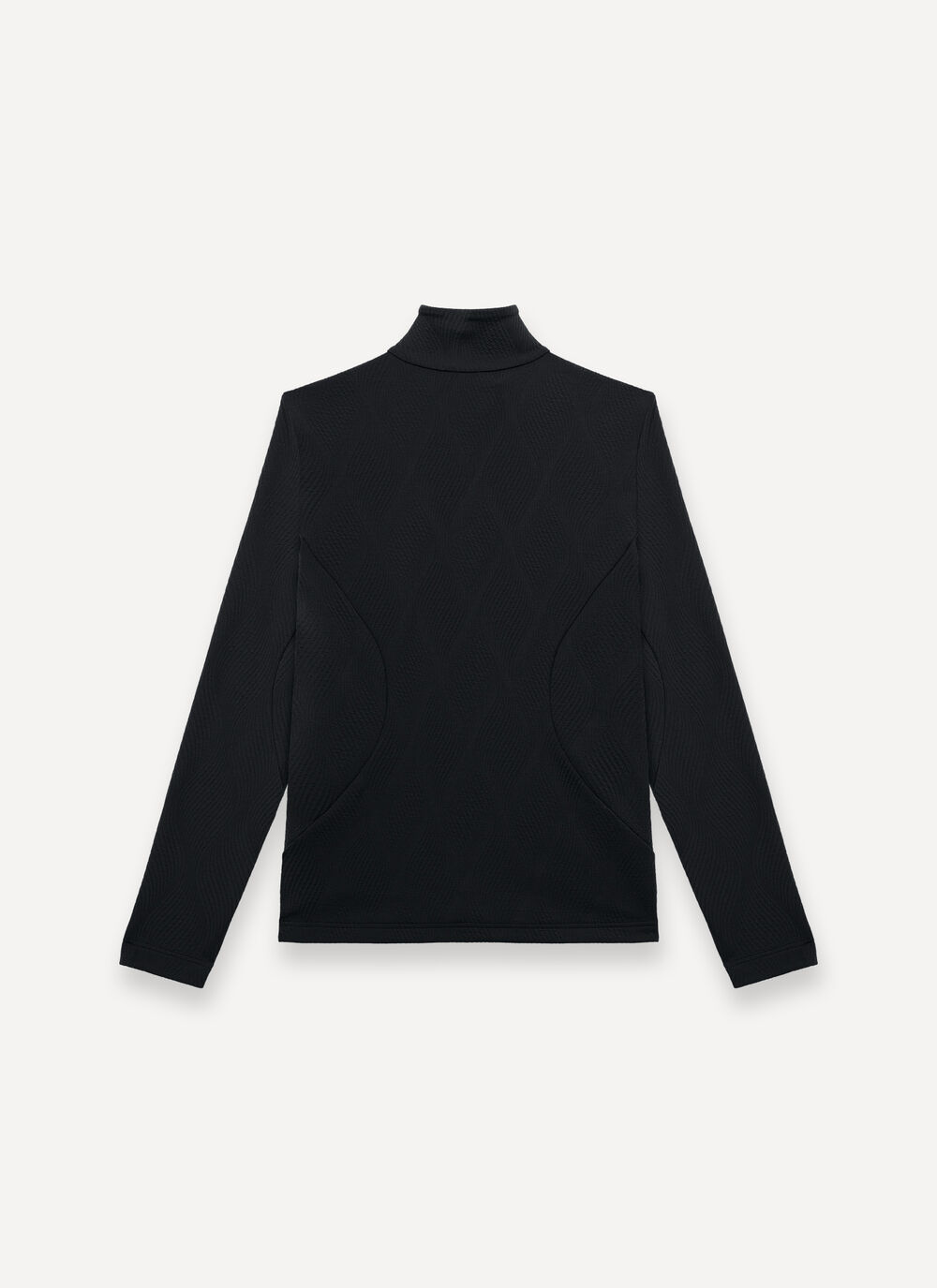 Half-zip jacquard fleece ski fleece image number 5