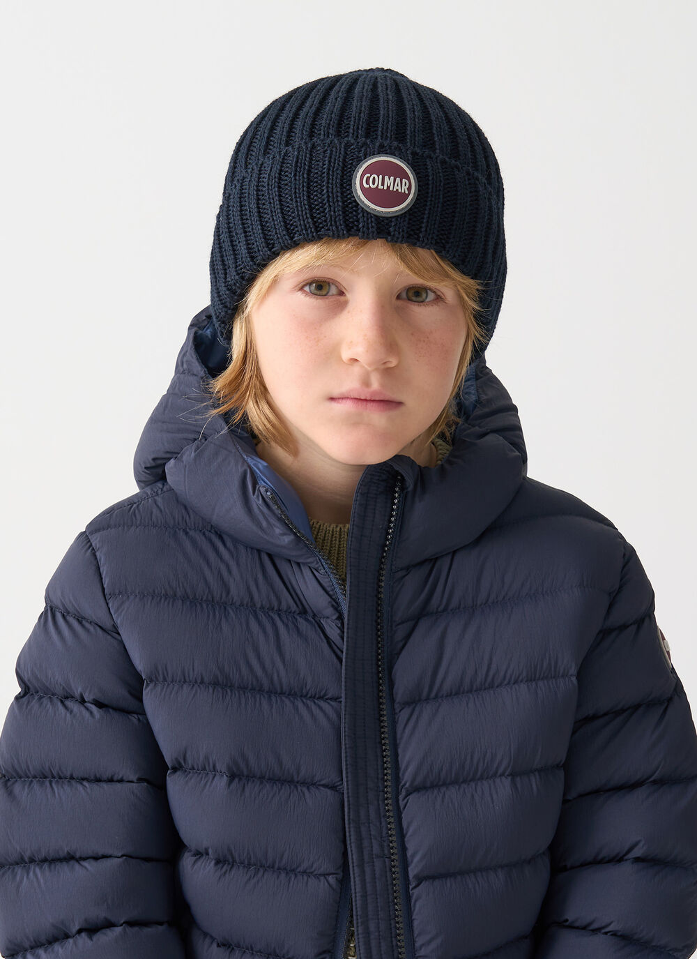 Unisex rib-knit hat with turn-up image number 0