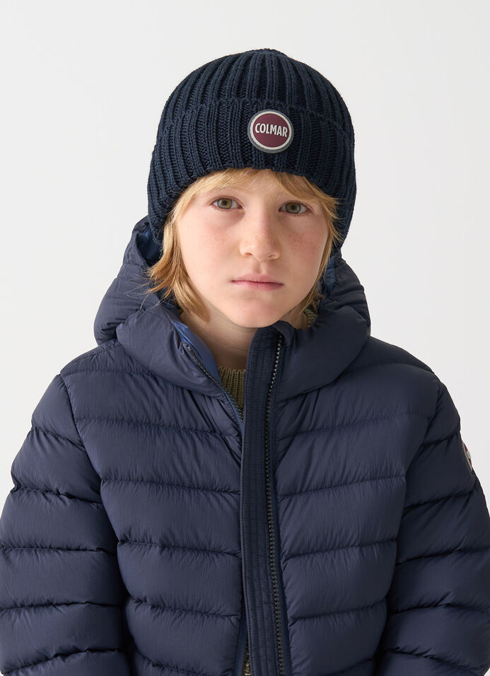 Unisex rib-knit hat with turn-up image number 0