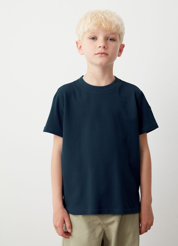 Cotton piqué T-shirt image number 1
