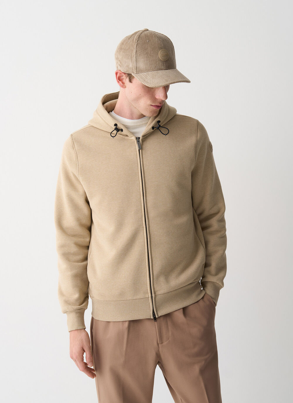 Melange hooded sweatshirt image number 1