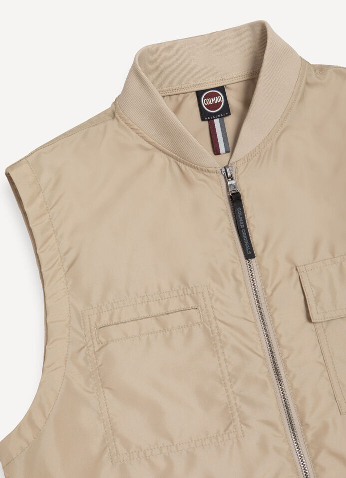Veste sans manches en toile image number 6