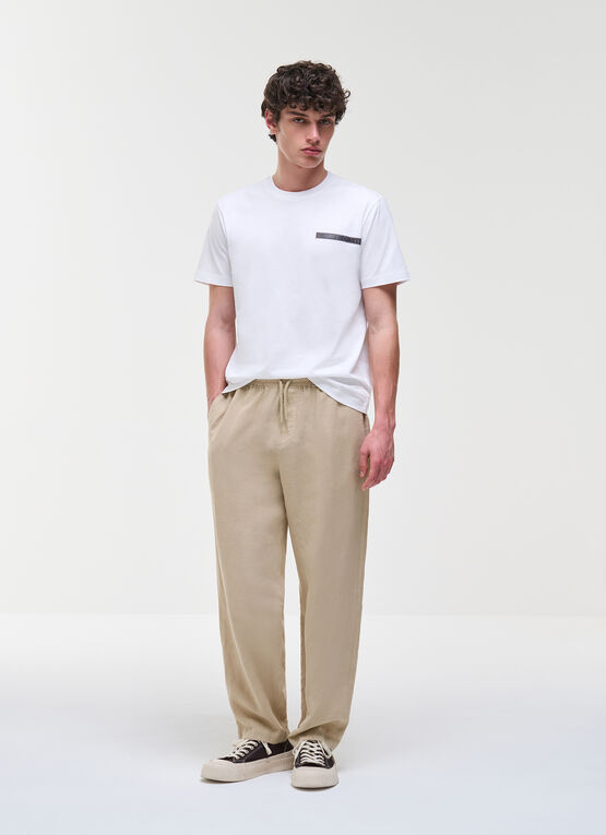 T-shirt con logo transfer