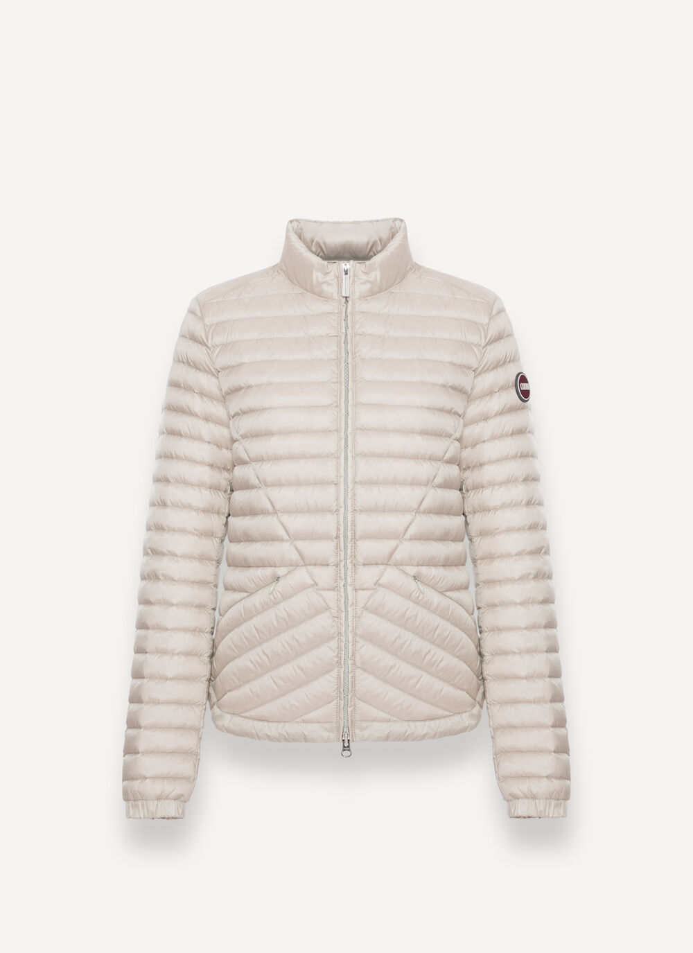 Light down jacket with flared hem image number 4