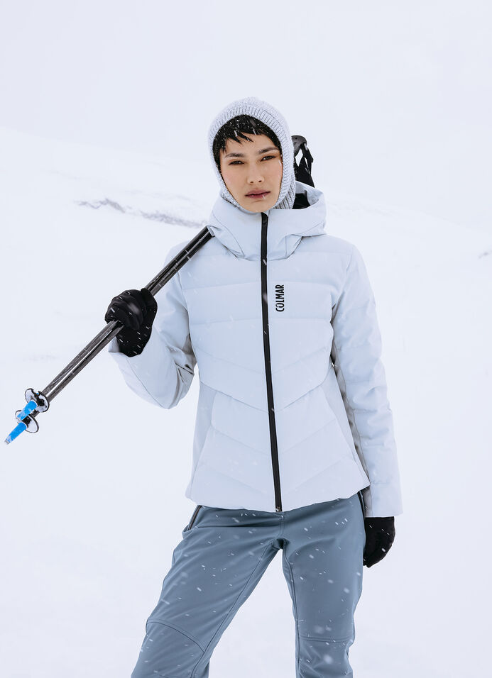 Shaping padded ski jacket image number 7