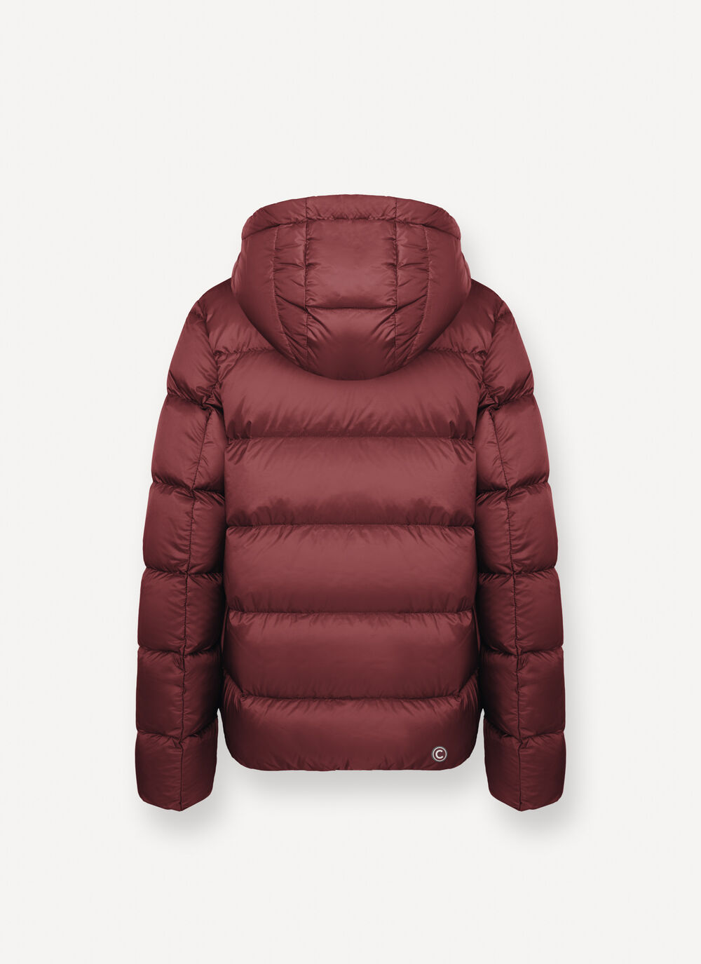 Down jacket with detachable hood and drawstring image number 5