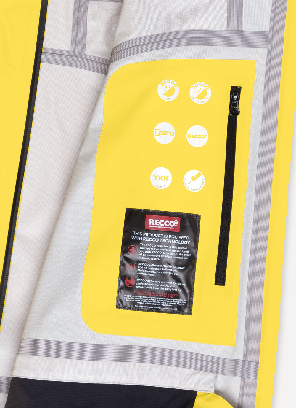 Connected 3L ski shell jacket image number 6