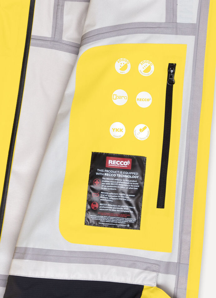 Connected 3L ski shell jacket image number 6