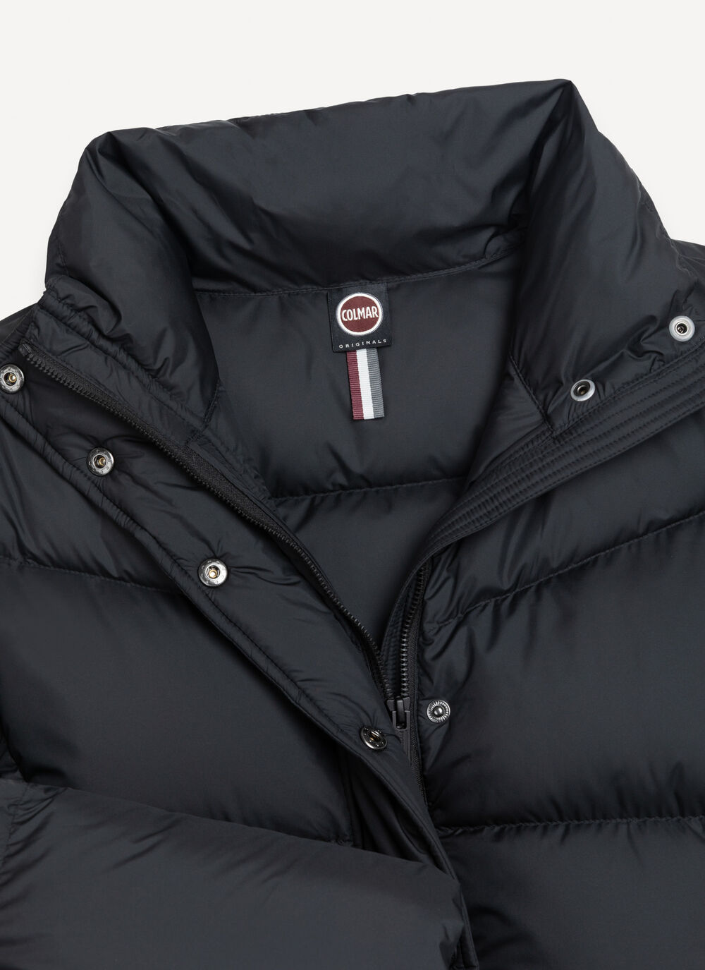 Cropped puffy down jacket