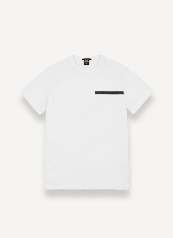 Short-sleeved T-shirt with band detail