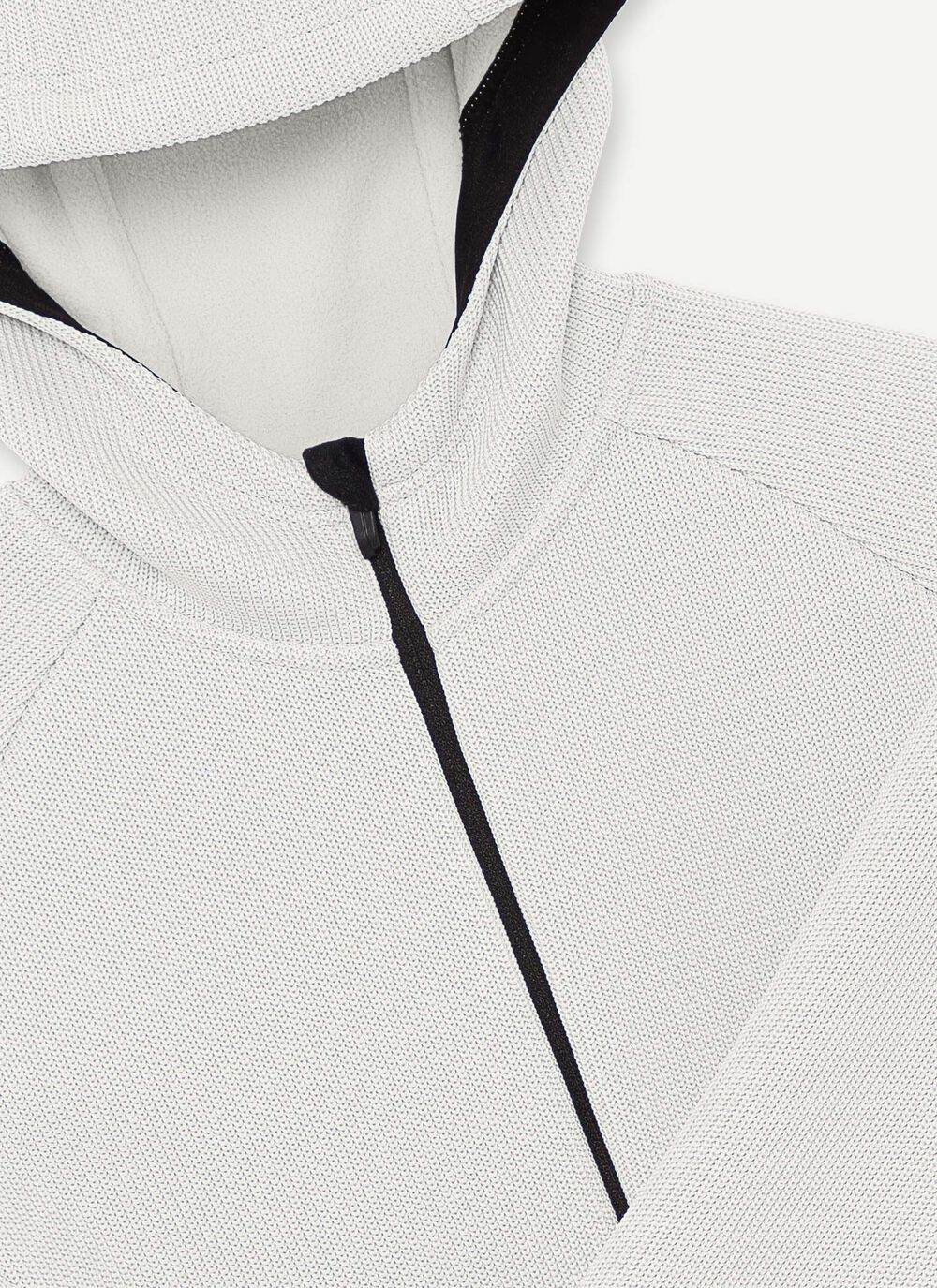 Hooded knit-look sweatshirt image number 5