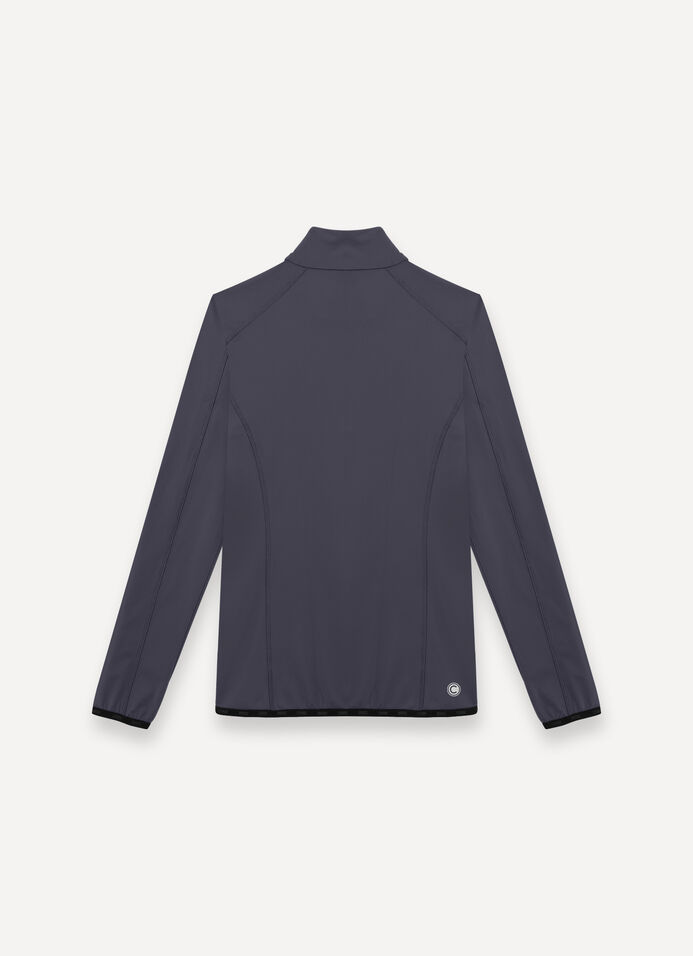 Thermal stretch ski jumper with half-zip image number 5