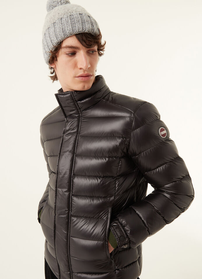 Glossy down jacket with matching lining image number 1