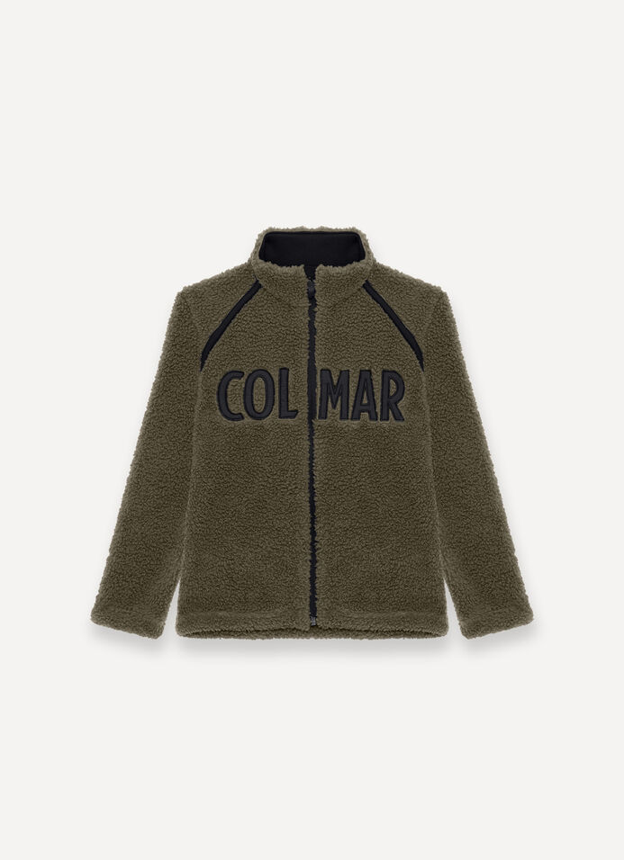 Unisex teddy-effect ski fleece image number 4