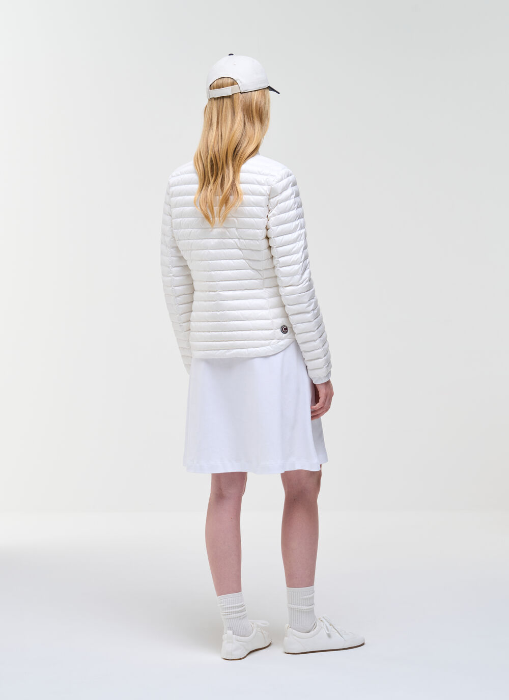 Light down jacket with flared hem image number 3