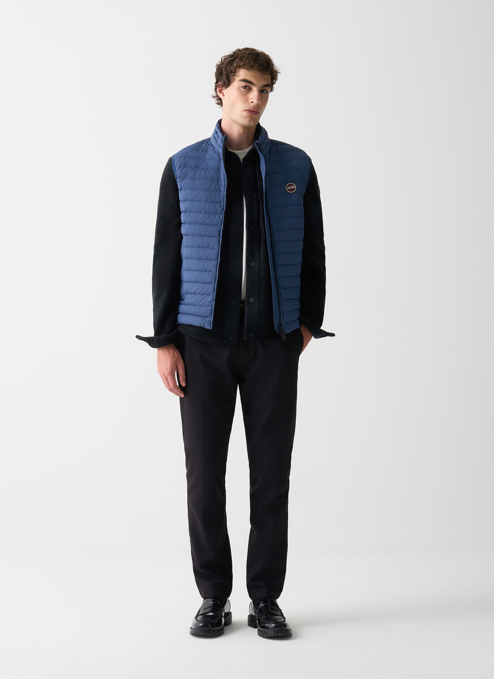 Gilet in piuma leggera con coulisse  image number 0