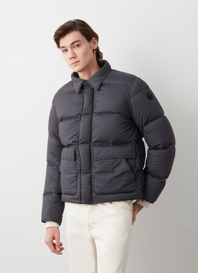 Jacket with wool-effect print image number 0
