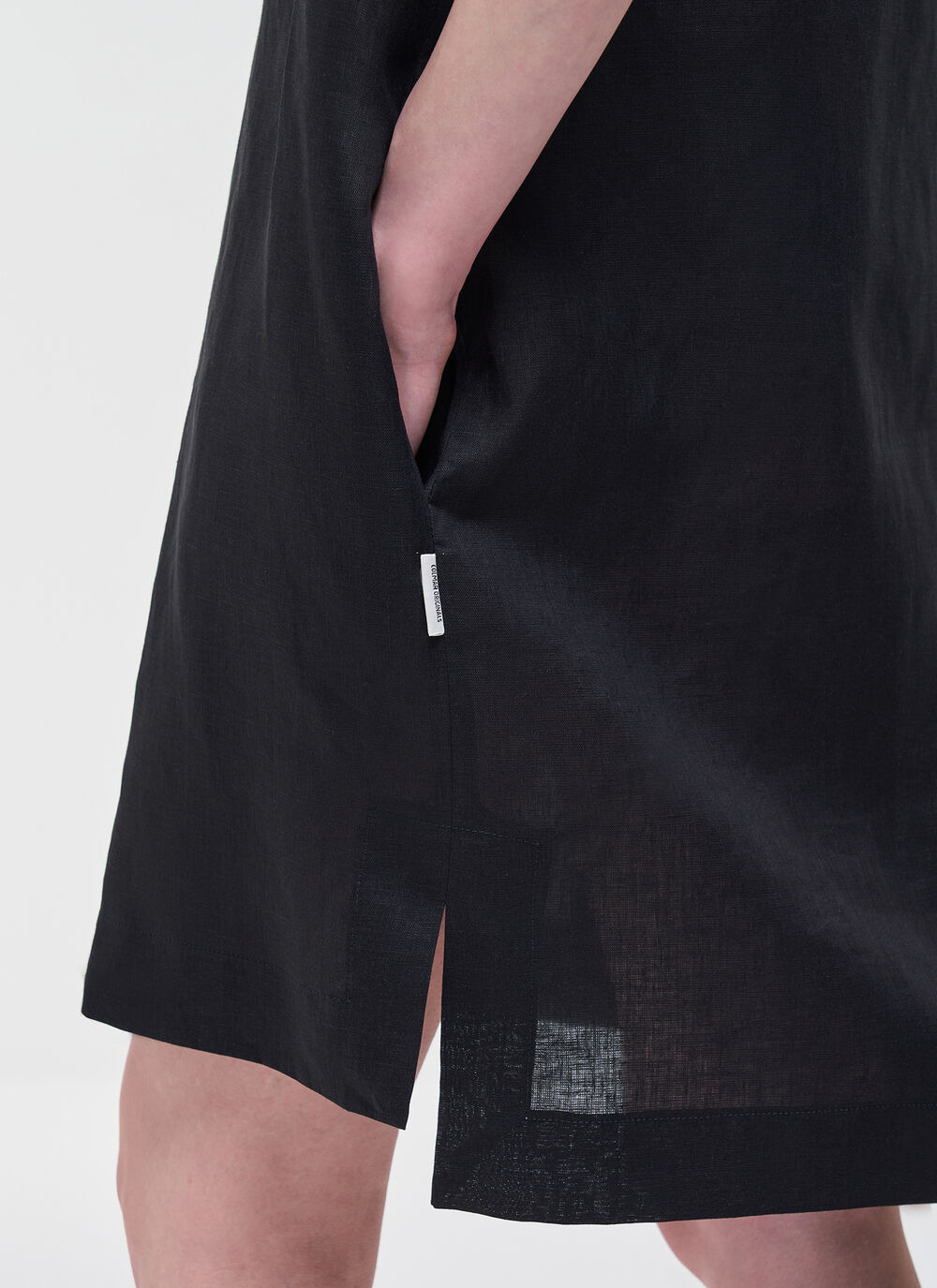 Linen Shirt Dress image number 2