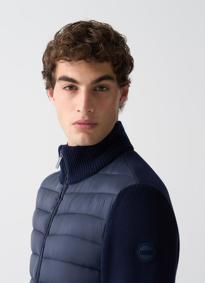 Jacket with knit sleeves image number 2