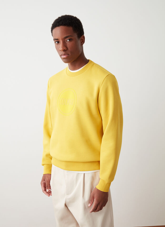 Crew-neck sweatshirt with logo image number 2