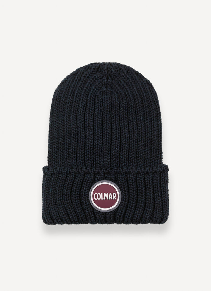 Unisex rib-knit hat with turn-up image number 2