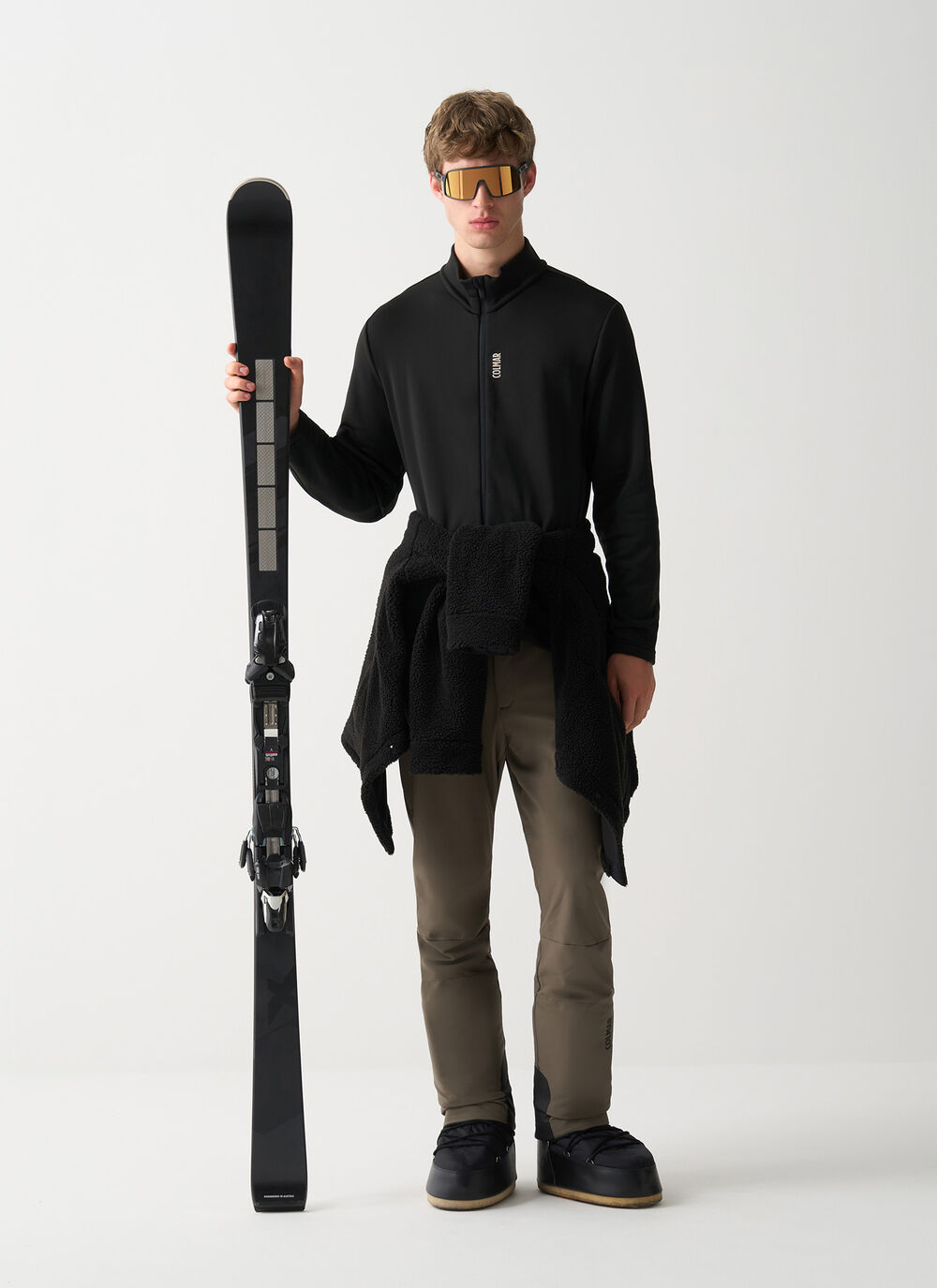 Ski-Fleeceshirt mit Stretch image number 0