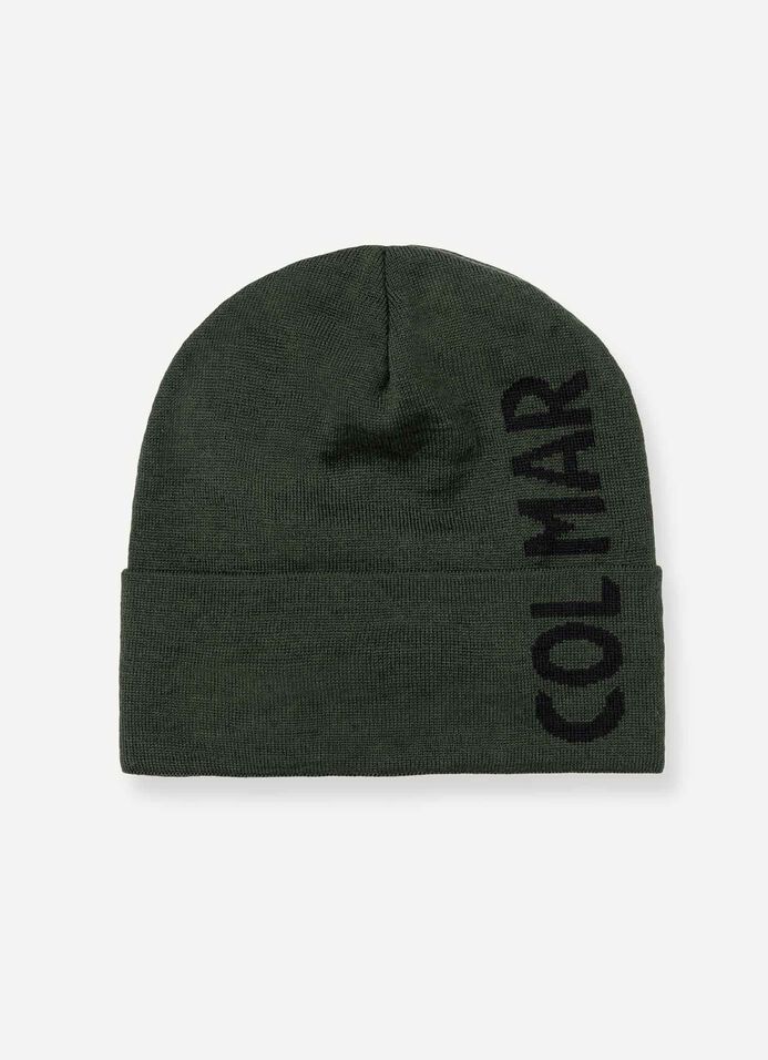 Men’s branded hat with turn-up cuff image number 1