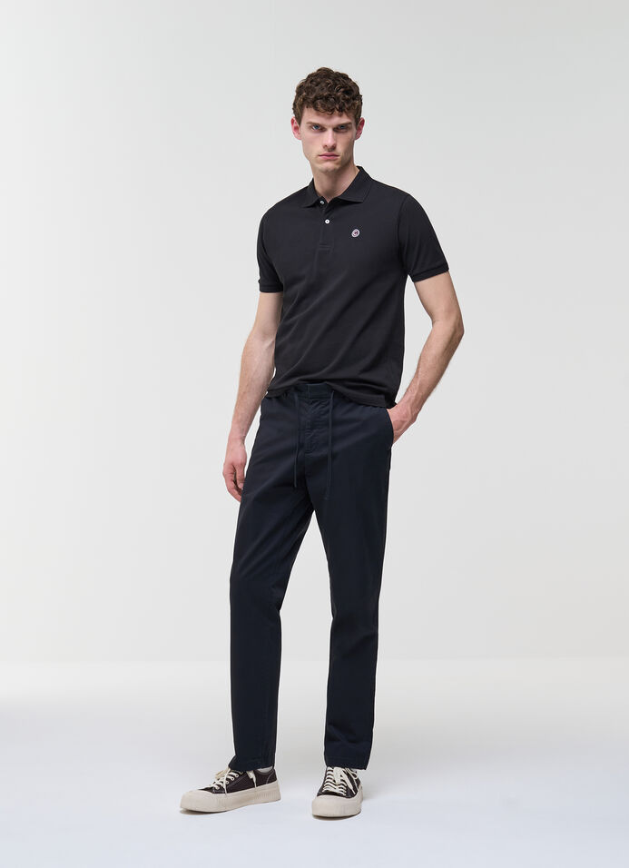 Cotton piqu&eacute; polo-shirt