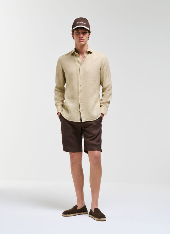 Slim Fit Linen Shirt